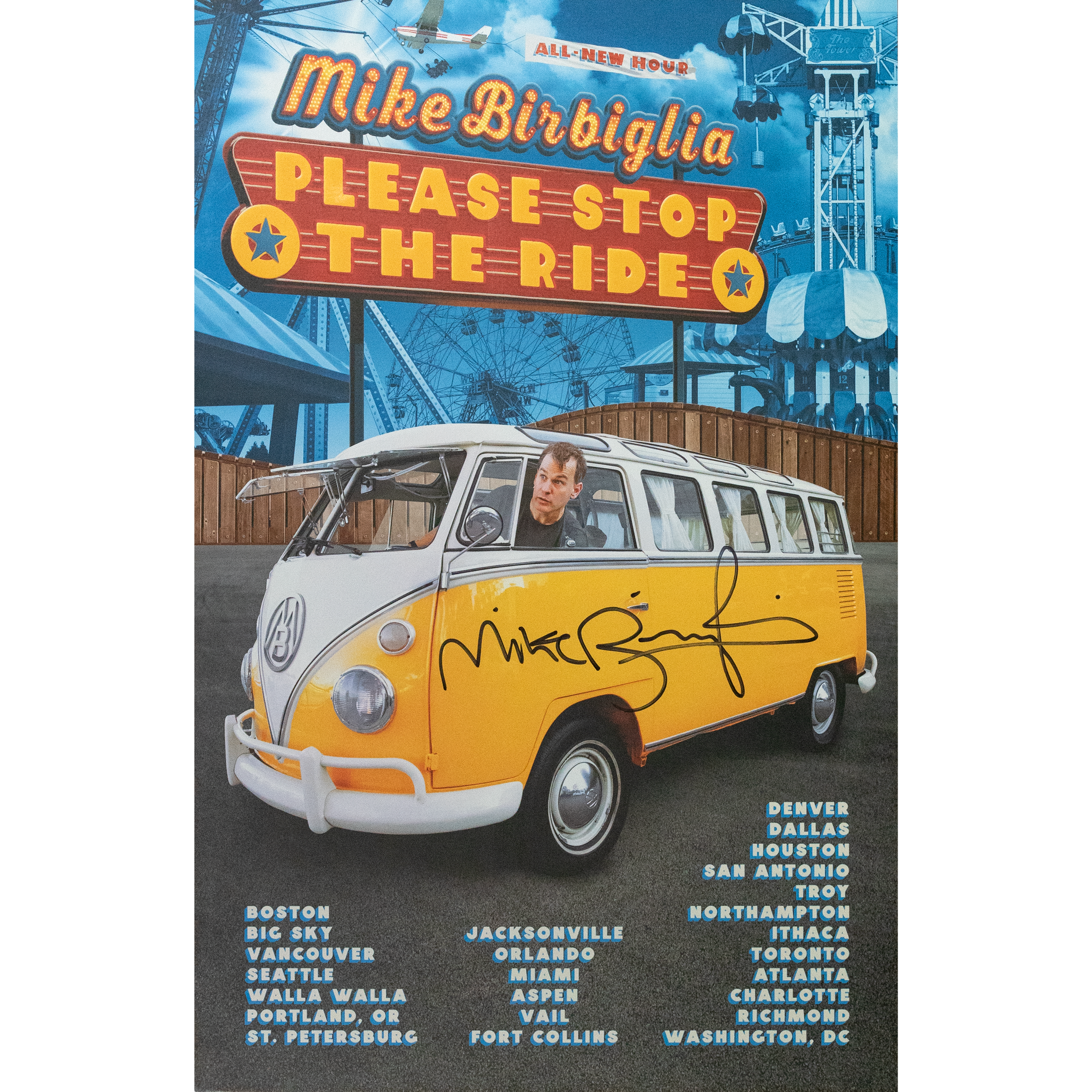 Mike Birbiglia 2026 live concert poster