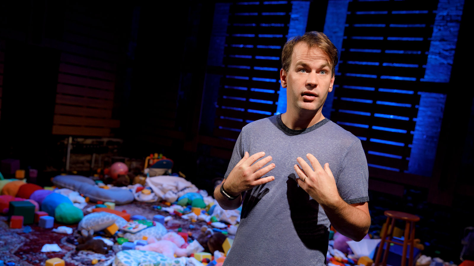 Mike Birbiglia playing live